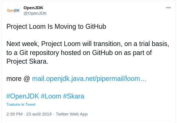 projet loom moving to github